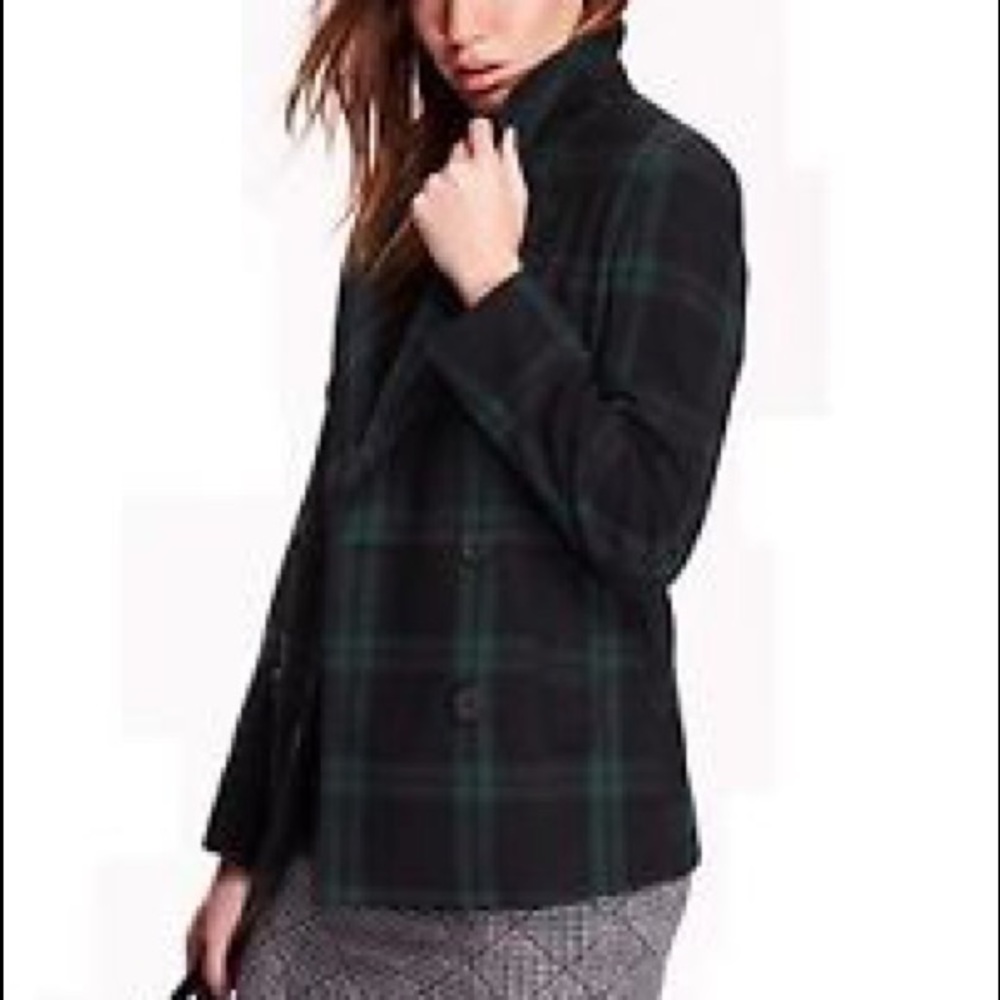 Old Navy Green plaid Coat